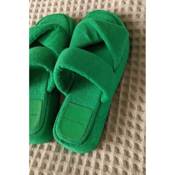 Cherrichella Lola Slides Green Size 38 BNWOB - Picture 8 of 9
